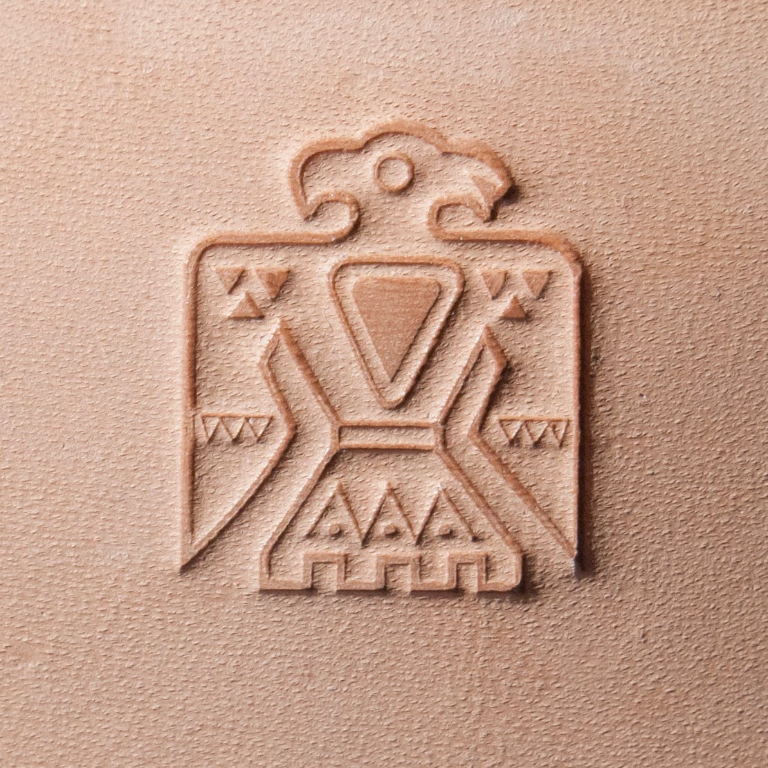 Leather Stamp : Thunderbird 1" tall - Delrin Material