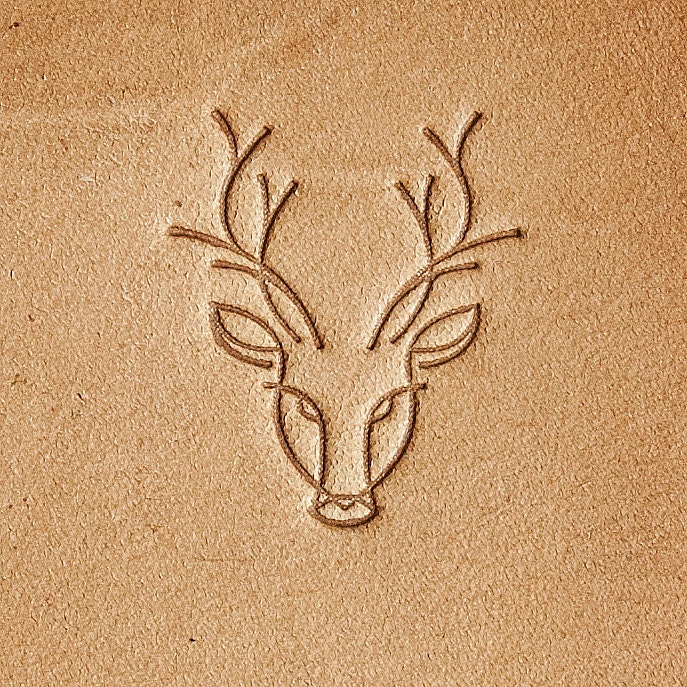Leather Stamp: Deer #3 - Delrin Material