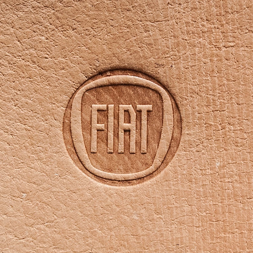 Leather Stamp : Fiat car logo - Delrin Material