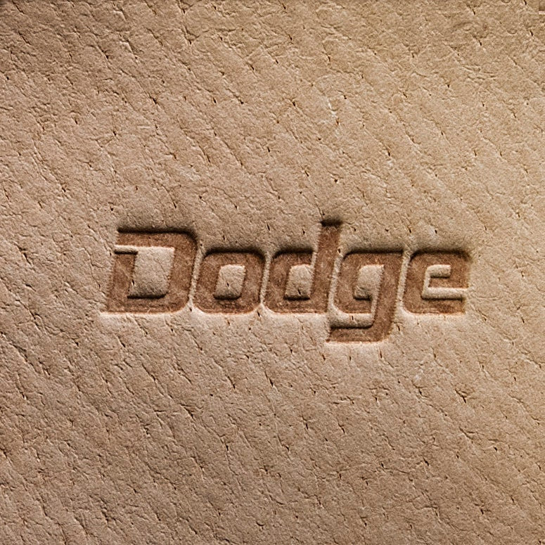 Leather Stamp: Dodge 2 car logo