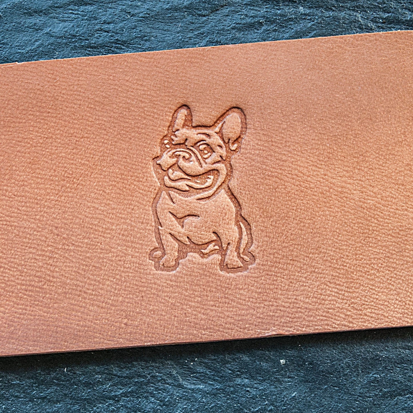 Leather Stamp: BULDOG 1 - Delrin Material