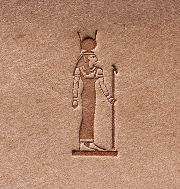 Delrin Leather Stamp: Isis