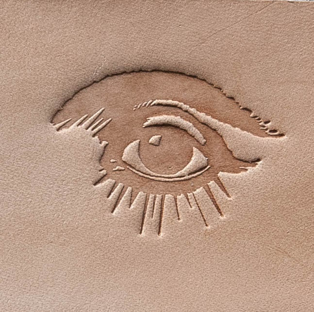 Leather Stamp: Eye 1 - Delrin Material