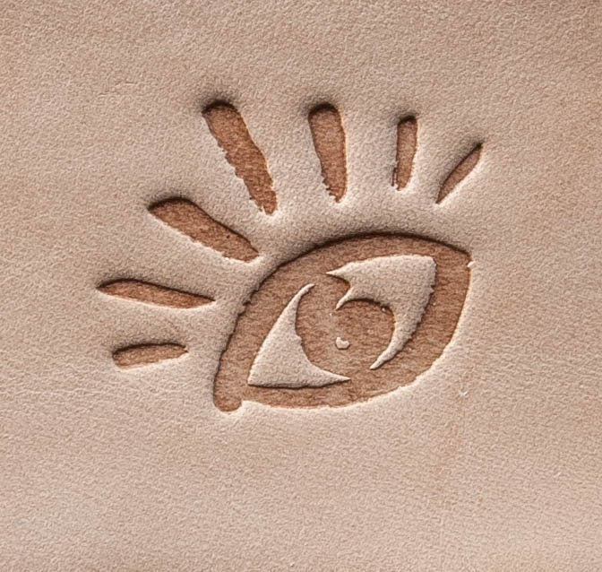 Leather Stamp : eye 2 - Delrin Material