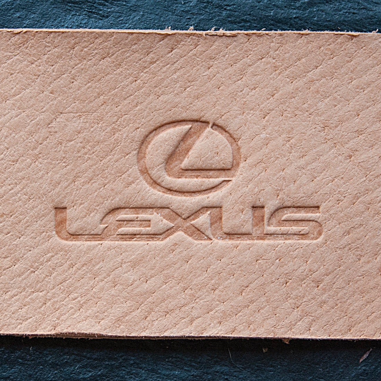 Leather Stamp : LEXUS car logo - Delrin Material