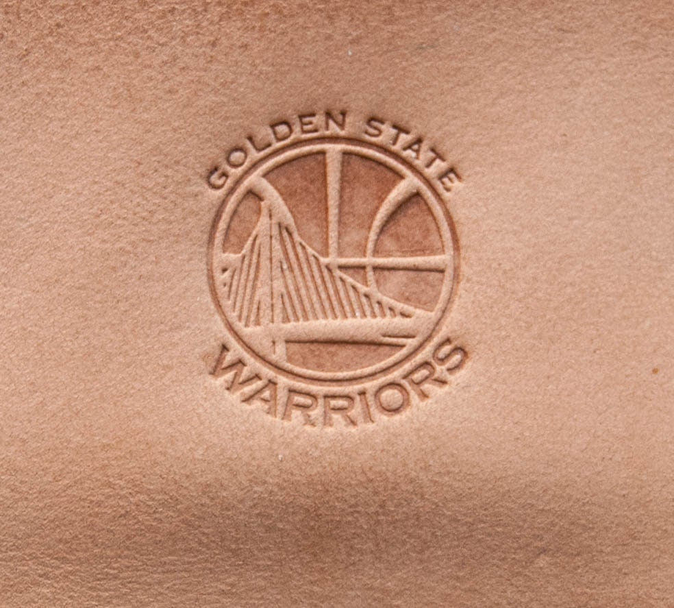 Leather Stamp : Golden State Warriors - Delrin Material