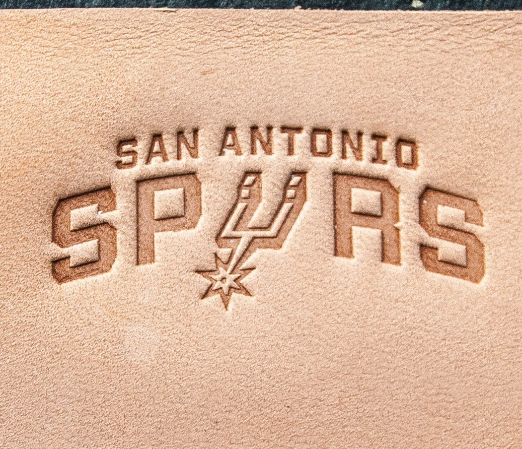 Leather Stamp : San Antonio Spurs - Delrin Material