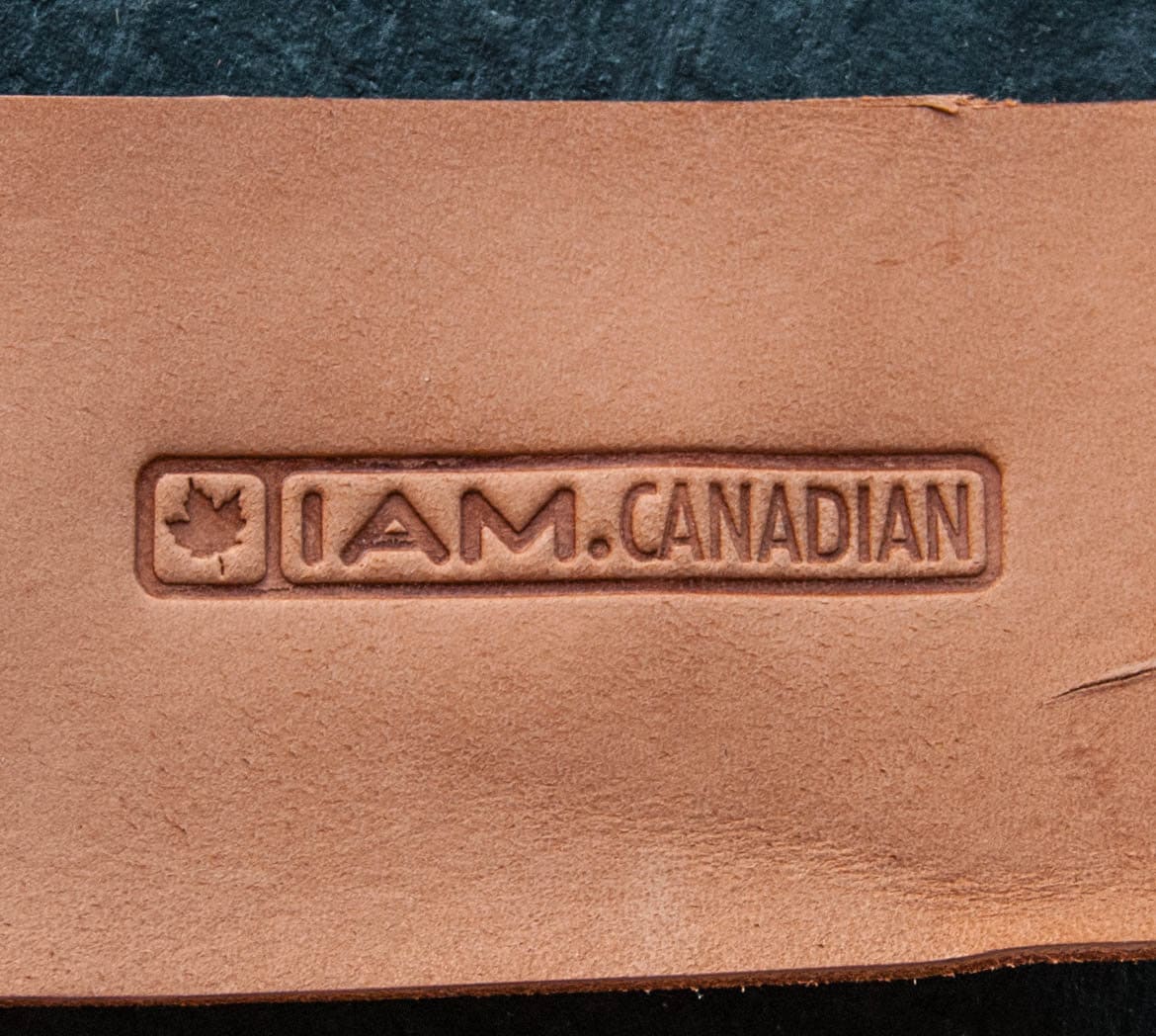 Leather Stamp: I'm canadian - Delrin Material