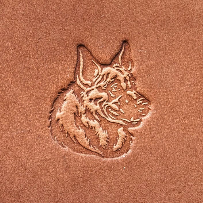 Leather stamp: German Shepherd 1 - Delrin Material
