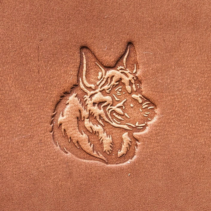 Leather stamp: German Shepherd #1 - Delrin Material