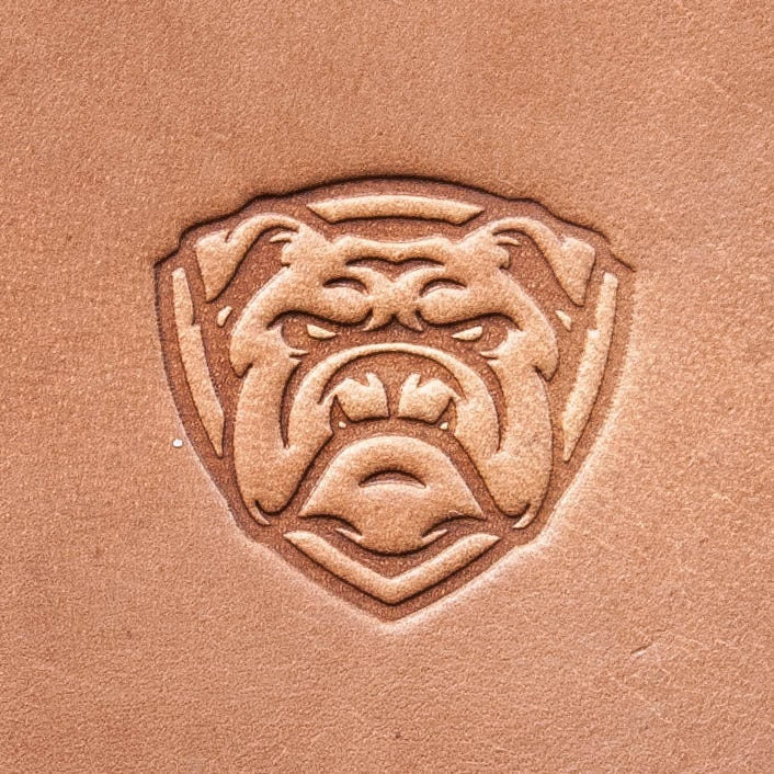 Leather Stamp: Bulldog 3 - Delrin Material