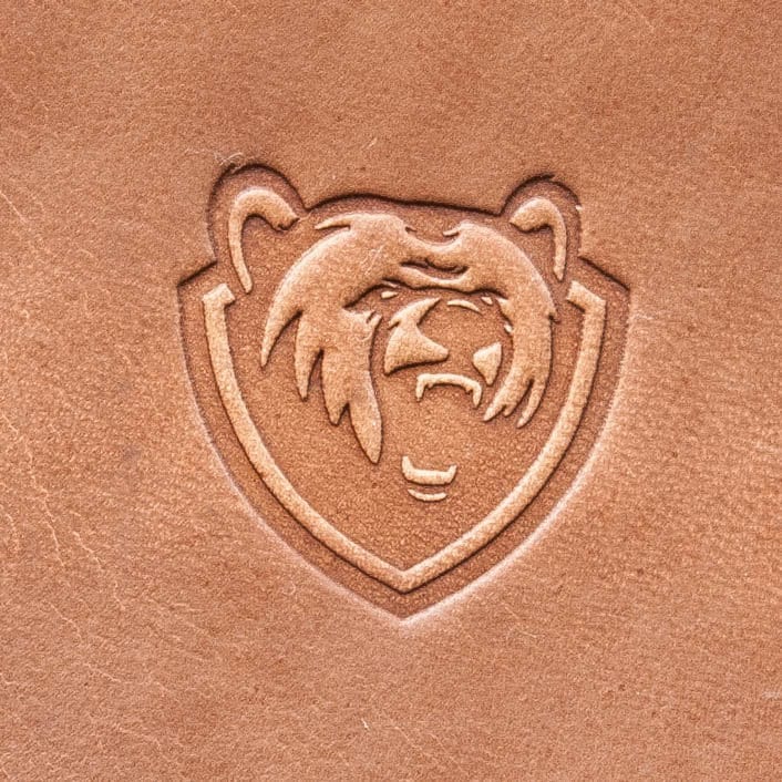 Leather Stamp : Bear 2 - Delrin Material