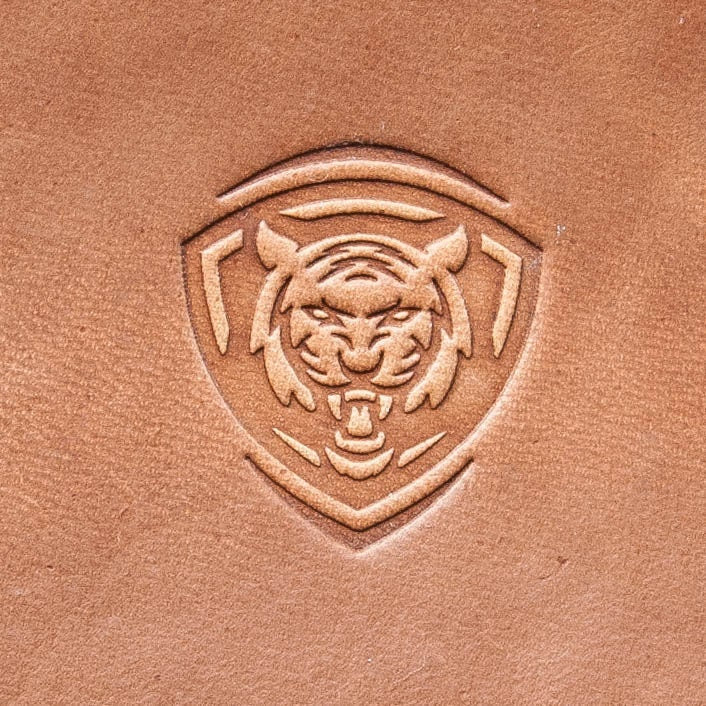 Delrin Leather Stamp: Tiger #4