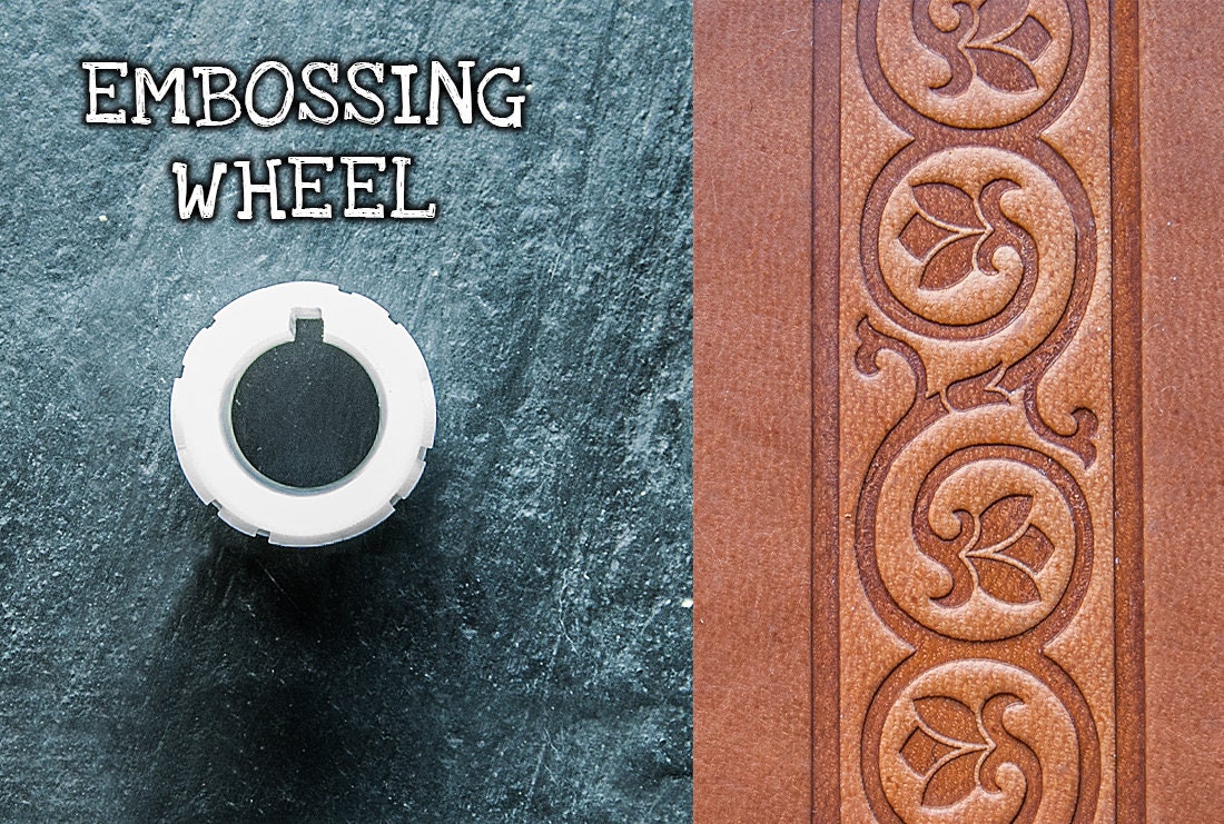 Leather Stamp: embossing wheel - EW-R001 - Delrin Material