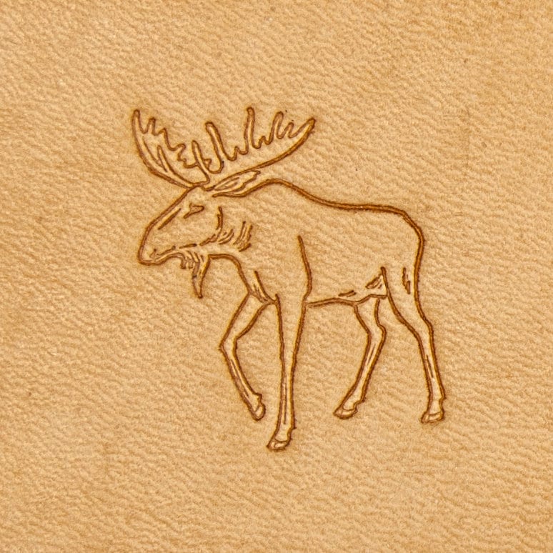Leather Stamp: Moose - Delrin Material