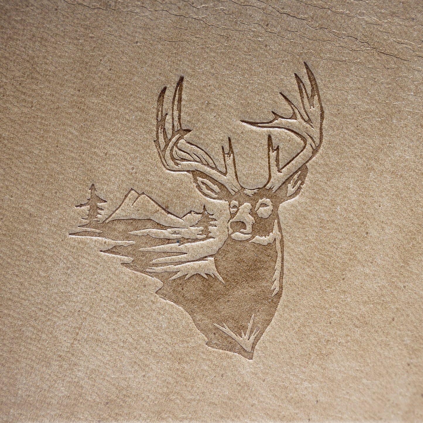 Leather Stamp: Deer #5 - Delrin material