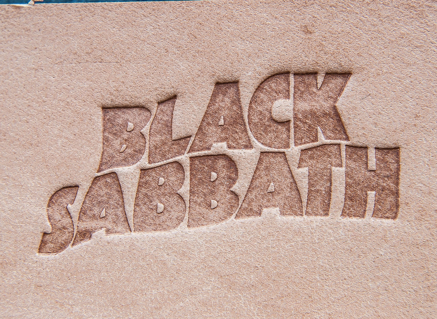 Leather Stamp : Band Black Sabbath - Delrin Material