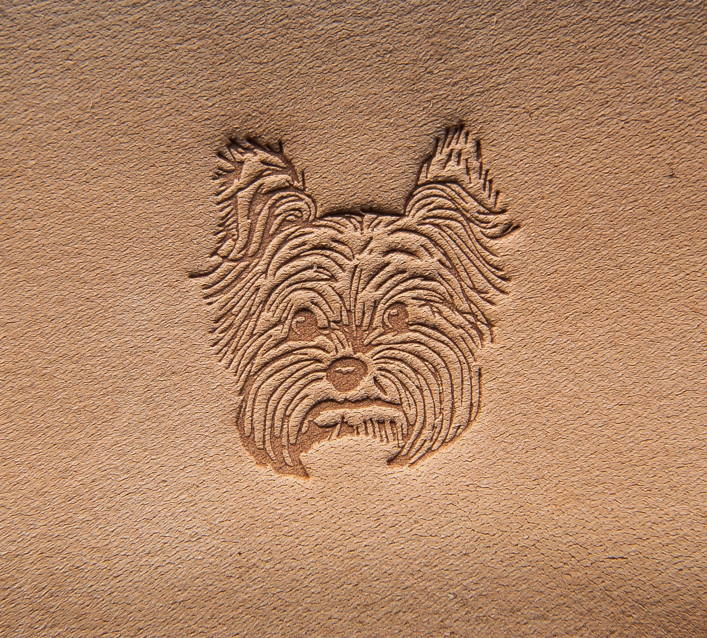 Leather Stamp York #2 dog - Delrin Material
