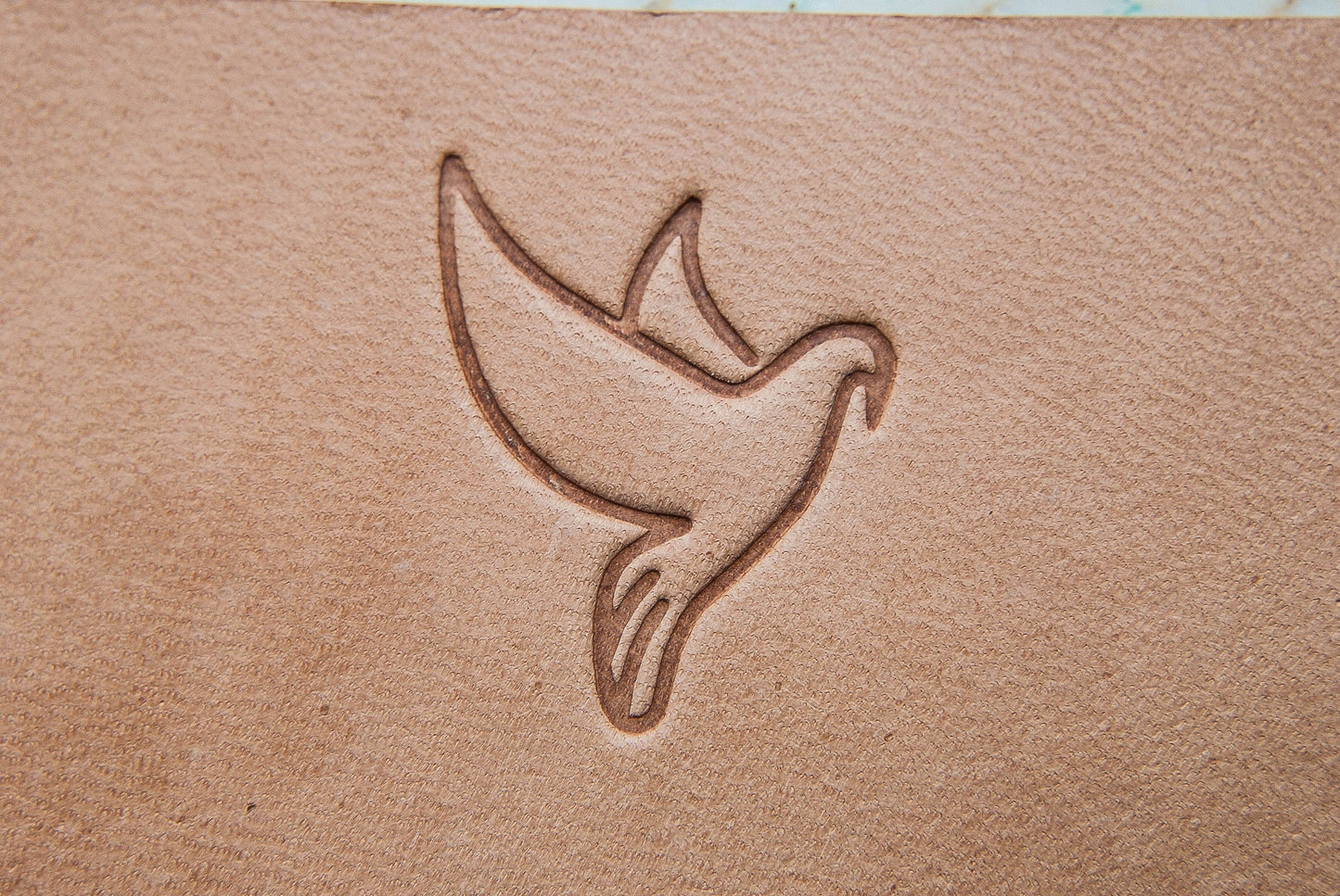 Leather stamp bird 3 - Delrin Material