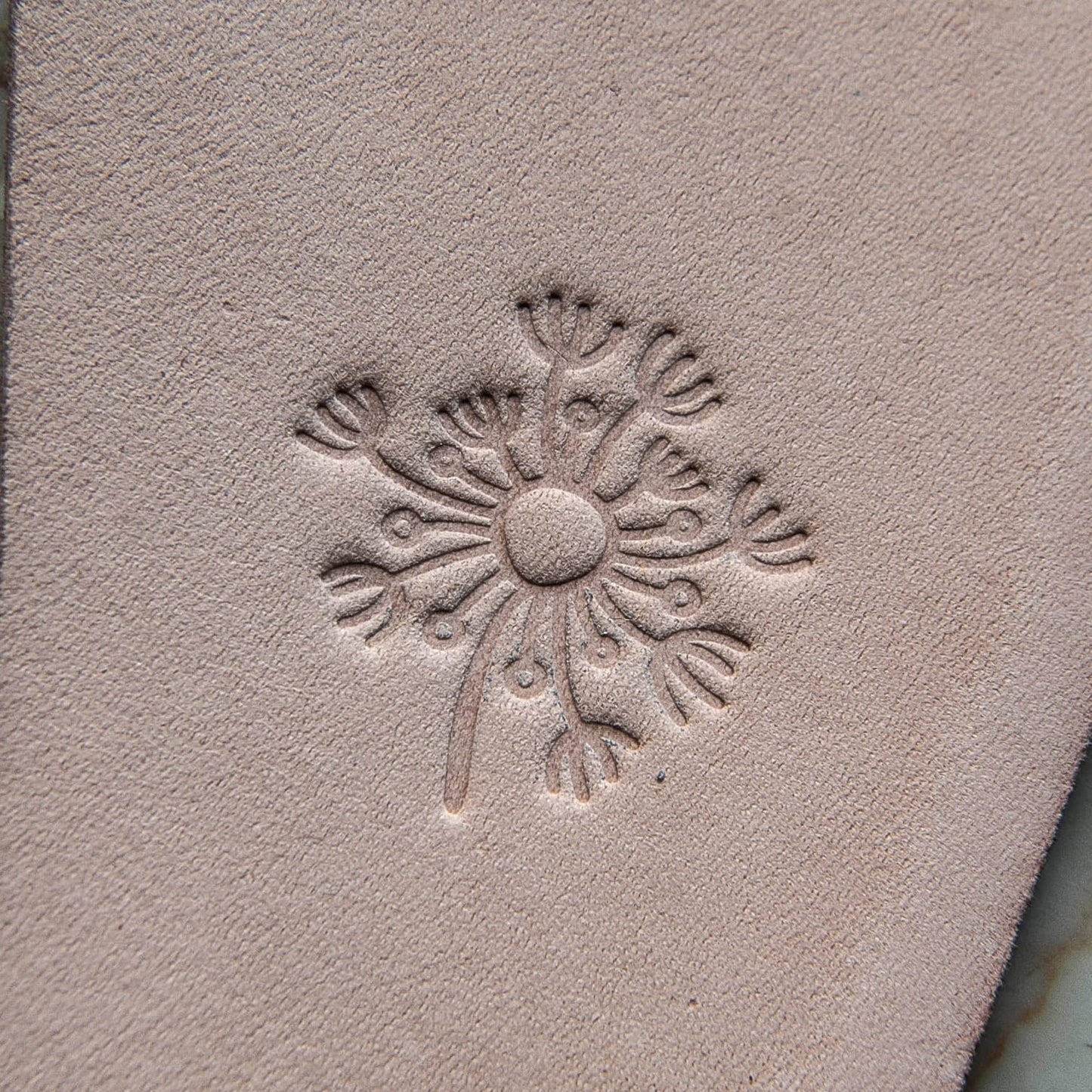 Leather stamp: flower stamp - Delrin Material