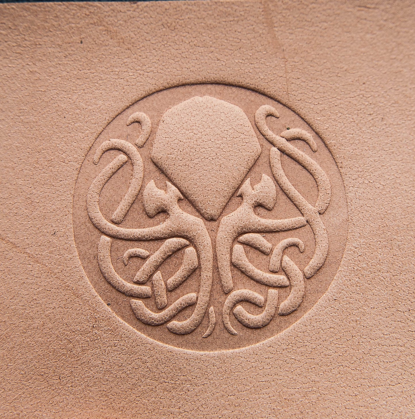 Leather Stamp Cthulhu - Delrin Material