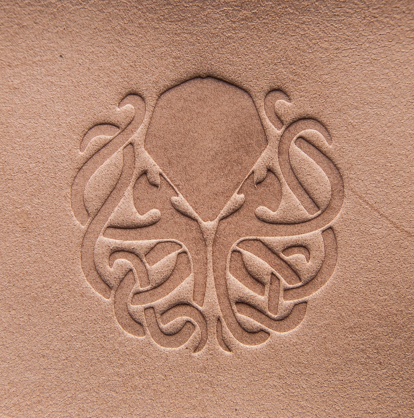 Delrin Leather Stamp Cthulhu, leather tools, craft tools, embossing plate