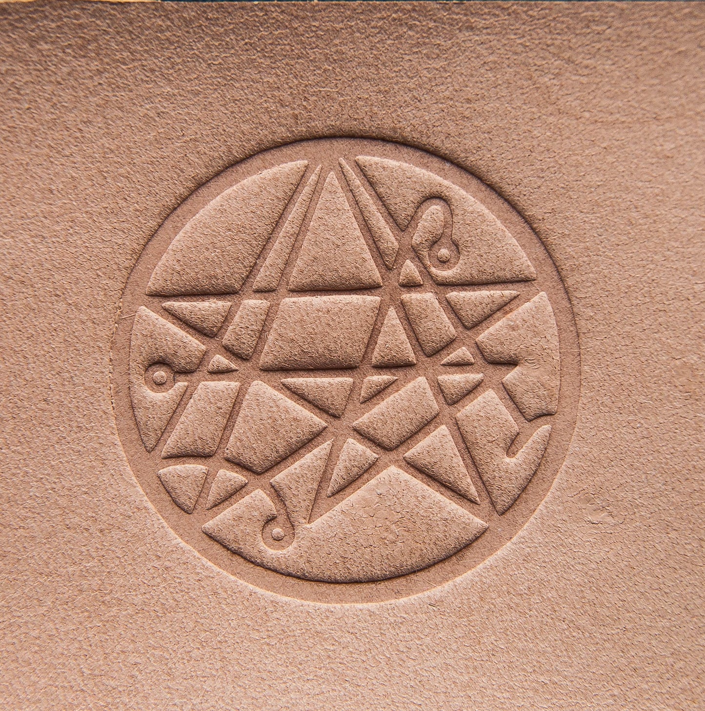 Leather Stamp : Necronomicon sigil - Delrin Material