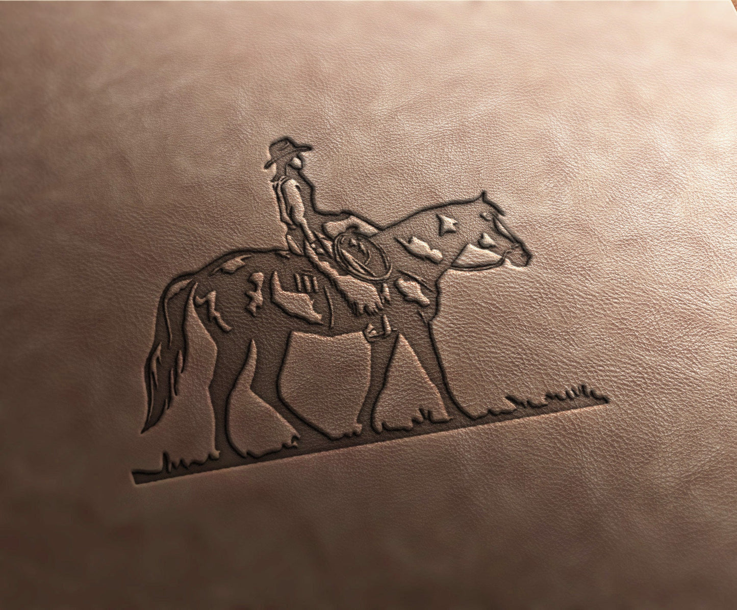 Leather Stamp: Cowgirl 1 - Delrin Material