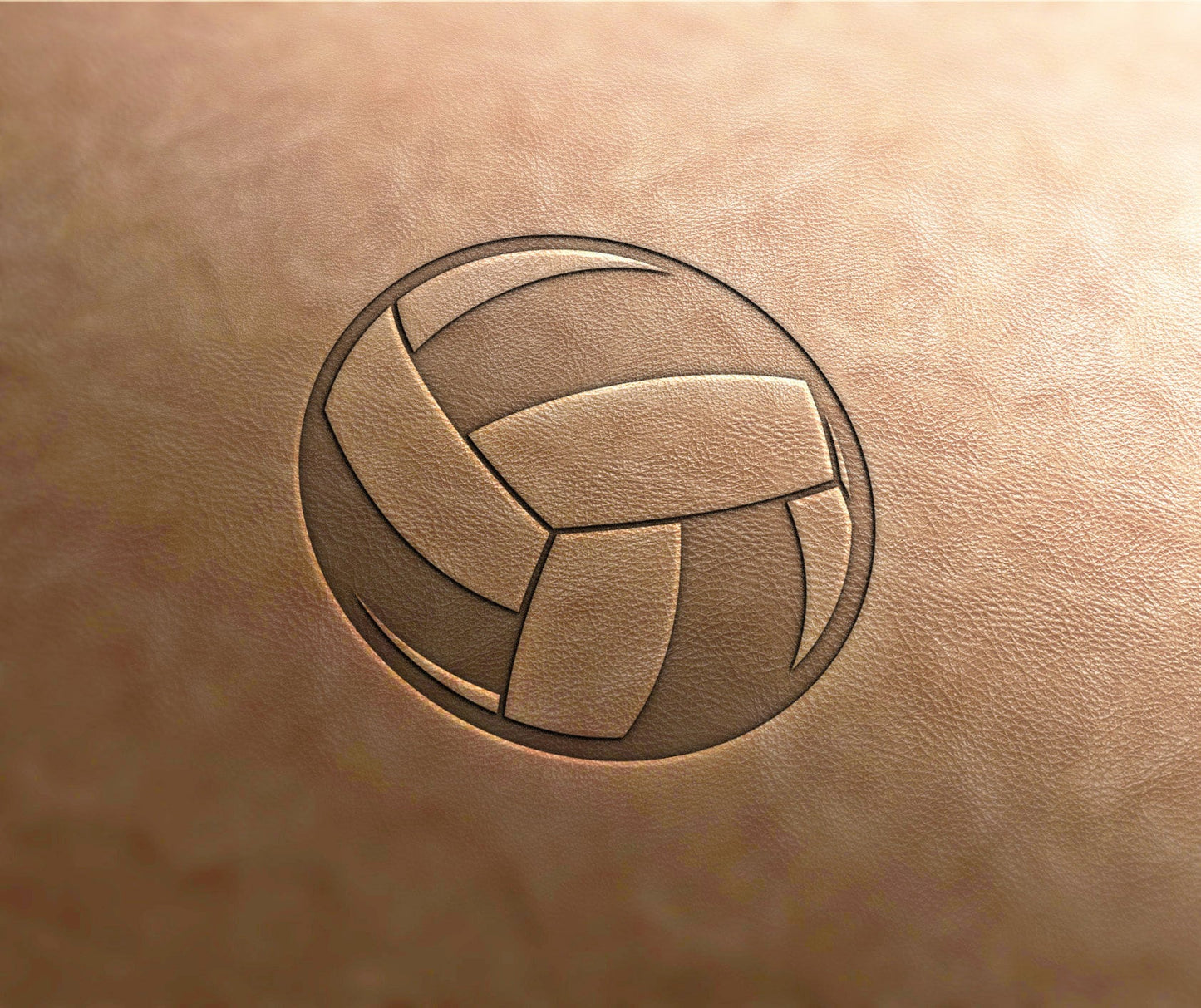 Delrin Leather Stamp volleyball, leather tools, leather stmpas, custom leather stamps, craft tools, embossing plate