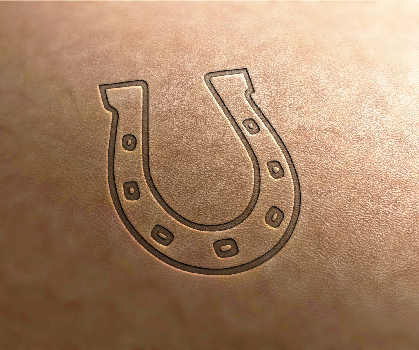 Leather Stamp horseshoe
