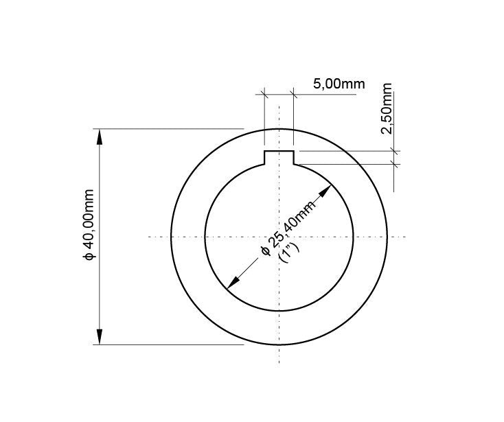 Leather Stamp: embossing wheel - pattern 3 - Delrin Material