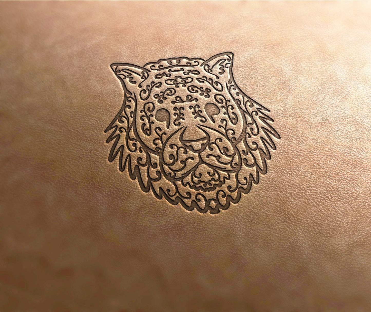 Leather Stamp : Lion - Delrin Material