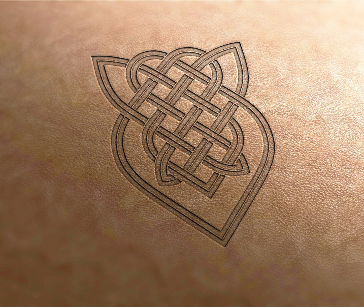 Leather Stamp (Delrin material) Celtic decor, celtic stamp, celtic knot stamp, leather tool, leather tools, craft tools,custom leather stamp