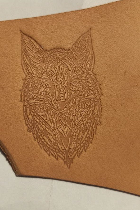 Leather Stamp : fox - Delrin Material