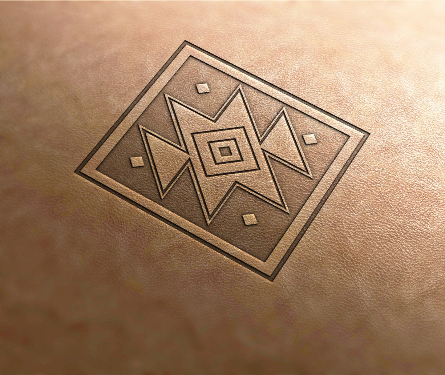 Leather Stamp (Delrin), Aztec pattern#8, boho stamp, geometric stamp, leather tool, leather tools, craft tools, custom leather stamp