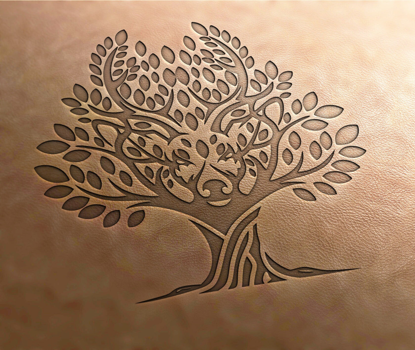 Leather Stamp : Leaf - Delrin Material