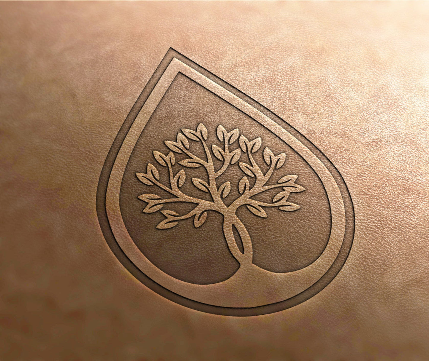 Leather Stamp: Tree of life - Delrin Material