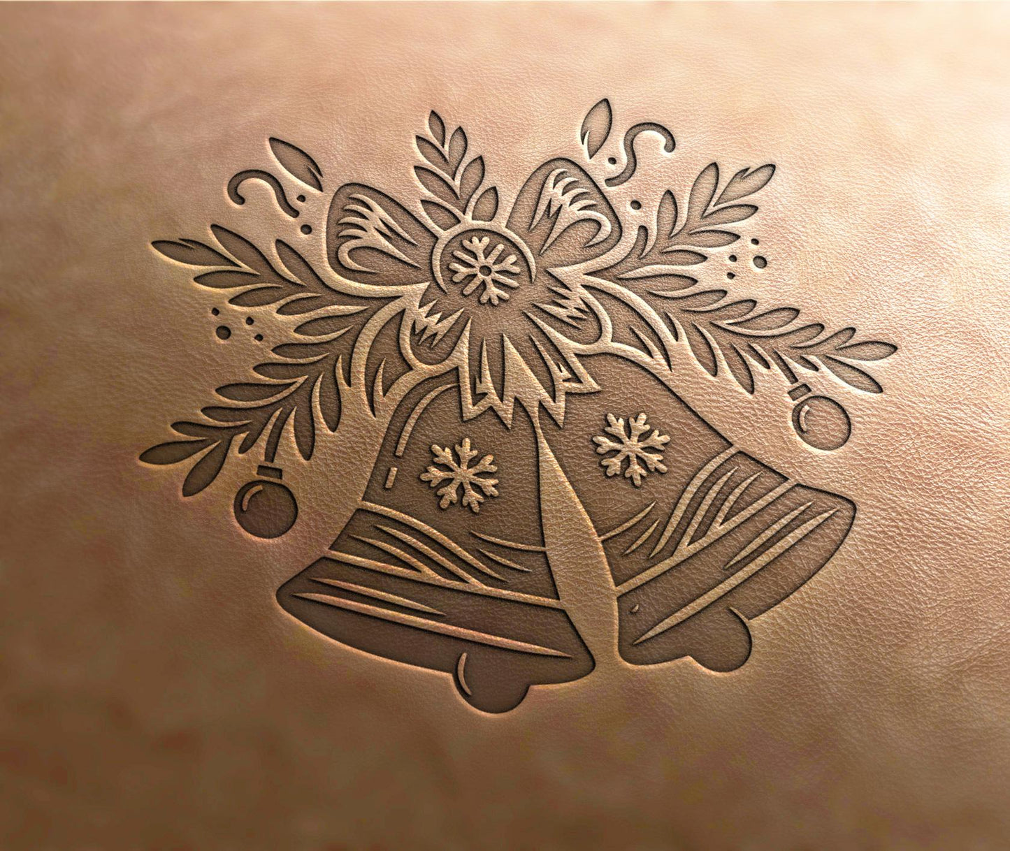 Leather Stamp : Jingle Bells - Delrin Material