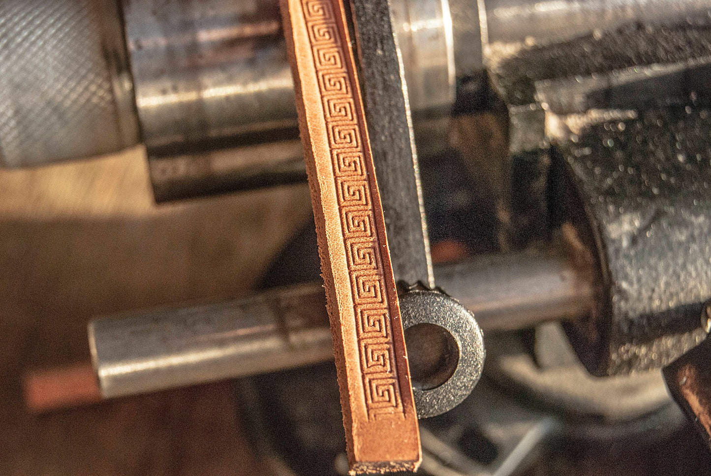 Leather Stamp: embossing wheel - pattern #9 width 5mm