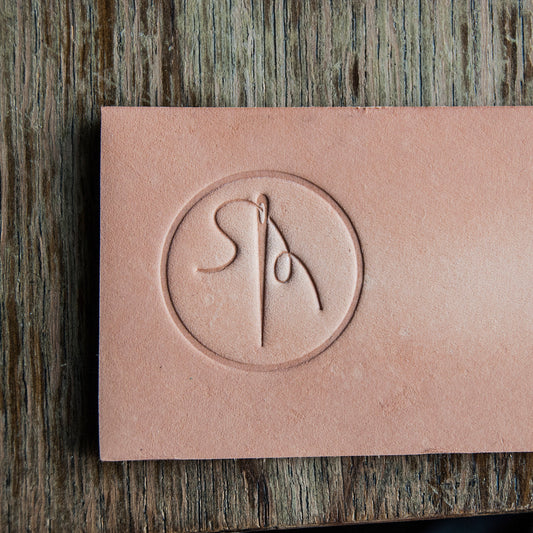Leather Stamp : Needle & thread - Delrin Material