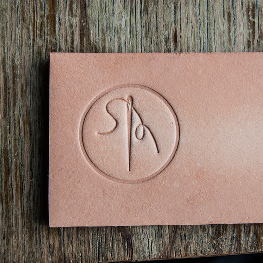 Leather Stamp: Needle & thread - Delrin Material
