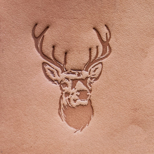 Leather Stamp: Deer #2 - Delrin material