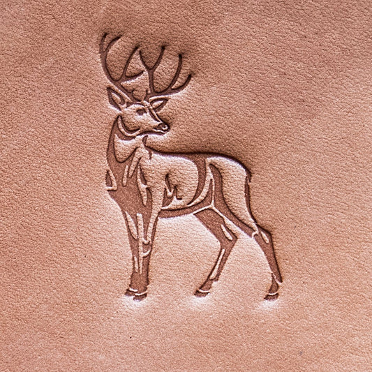 Leather Stamp: Deer #1 - Delrin material