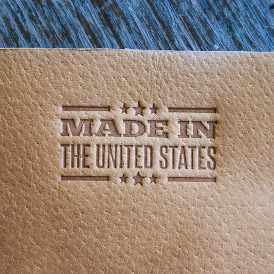 Leather Stamp: Made in USA #2 - Delrin Material
