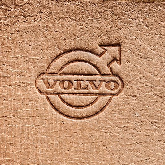 Leather Stamp: Volvo car logo - Delrin Material