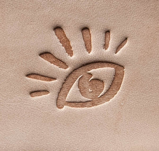 Leather Stamp: eye 2 - Delrin Material
