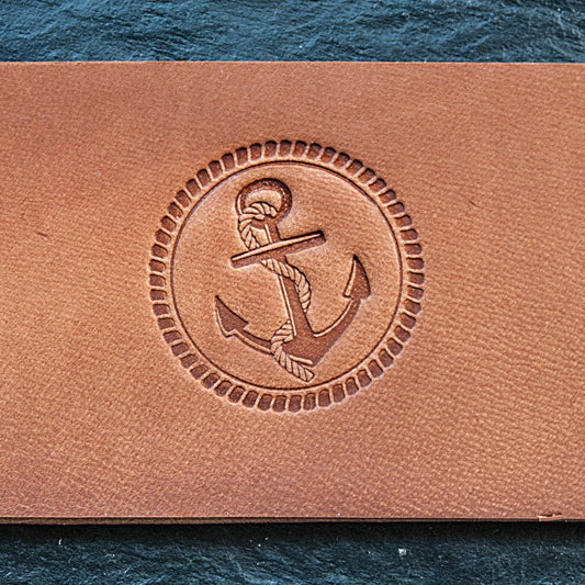 Leather Stamp: ANCHOR-1 - Delrin Material