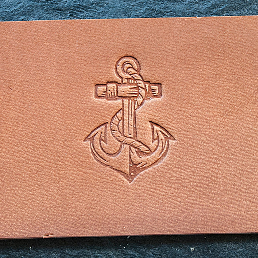 Leather Stamp: ANCHOR - Delrin material
