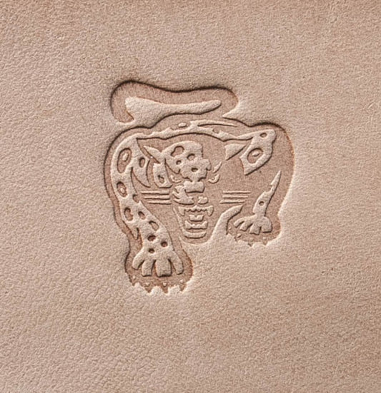 Leather Stamp : Jaguar 2 - Delrin Material