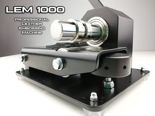 Leather embossing machine - LEM 1000